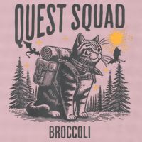 Quest Fantasy Squad Broccoli Funny Cat 25L Jumbo Tote