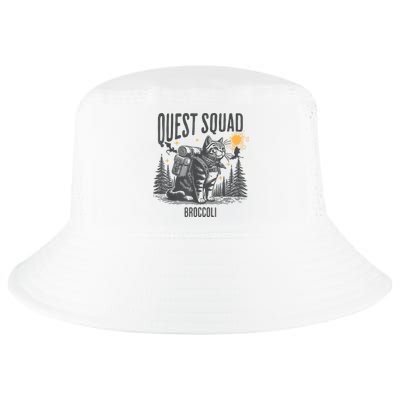 Quest Fantasy Squad Broccoli Funny Cat Cool Comfort Performance Bucket Hat