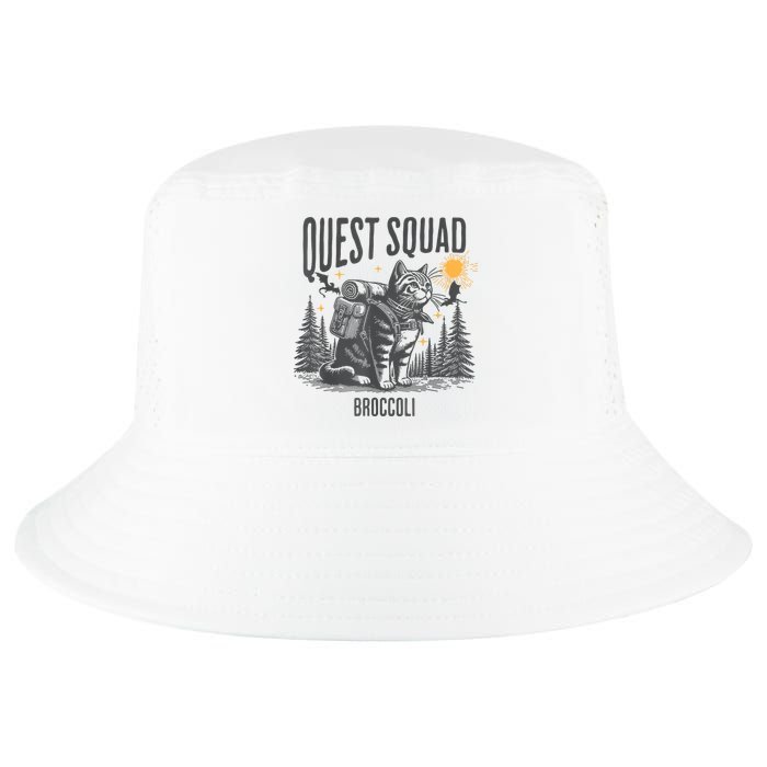 Quest Fantasy Squad Broccoli Funny Cat Cool Comfort Performance Bucket Hat