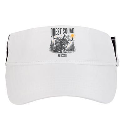 Quest Fantasy Squad Broccoli Funny Cat Adult Drive Performance Visor