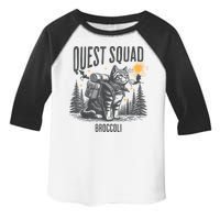 Quest Fantasy Squad Broccoli Funny Cat Toddler Fine Jersey T-Shirt