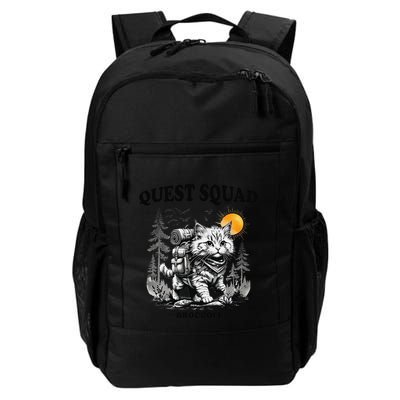 Quest Fantasy Squad Broccoli Cat Funny Lovers Gaming Apparel .Png Backpack