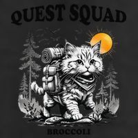 Quest Fantasy Squad Broccoli Cat Funny Lovers Gaming Apparel .Png 12oz Stainless Steel Coffee Mug