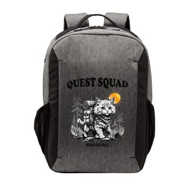 Quest Fantasy Squad Broccoli Cat Funny Lovers Gaming Apparel .Png Vector Backpack