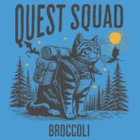 Quest Fantasy Squad Broccoli Funny Cat Tie Dye Hoodie