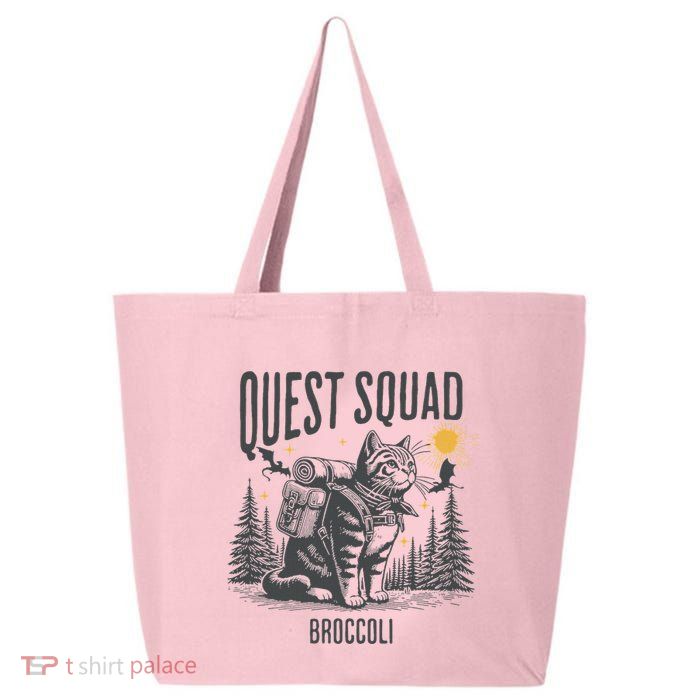 Quest Fantasy Squad Broccoli Funny Cat 25L Jumbo Tote