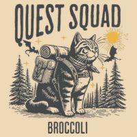 Quest Fantasy Squad Broccoli Funny Cat Zip Tote Bag