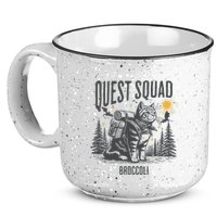 Quest Fantasy Squad Broccoli Funny Cat 15oz Campfire Ceramic Mug