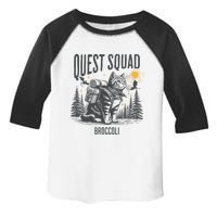 Quest Fantasy Squad Broccoli Funny Cat Toddler Fine Jersey T-Shirt