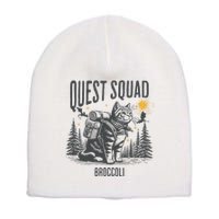 Quest Fantasy Squad Broccoli Funny Cat Short Acrylic Beanie