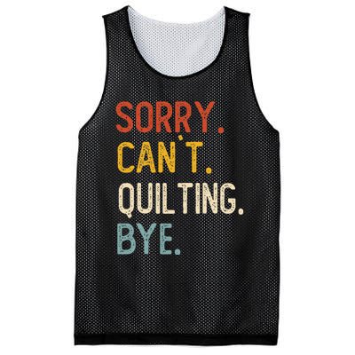 Quilting For Sorry CanT Quilting Bye Mesh Reversible Basketball Jersey Tank