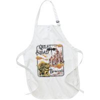 Quest Fantasy Squad Broccoli Funny Cat Full-Length Apron With Pockets