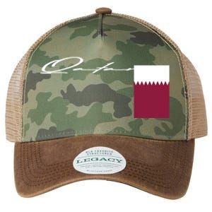 Qatar Flag Signature Patriotic Pole Cool Gift Legacy Tie Dye Trucker Hat