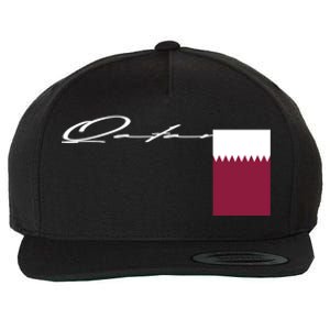 Qatar Flag Signature Patriotic Pole Cool Gift Wool Snapback Cap