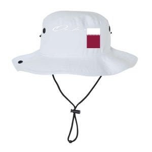 Qatar Flag Signature Patriotic Pole Cool Gift Legacy Cool Fit Booney Bucket Hat