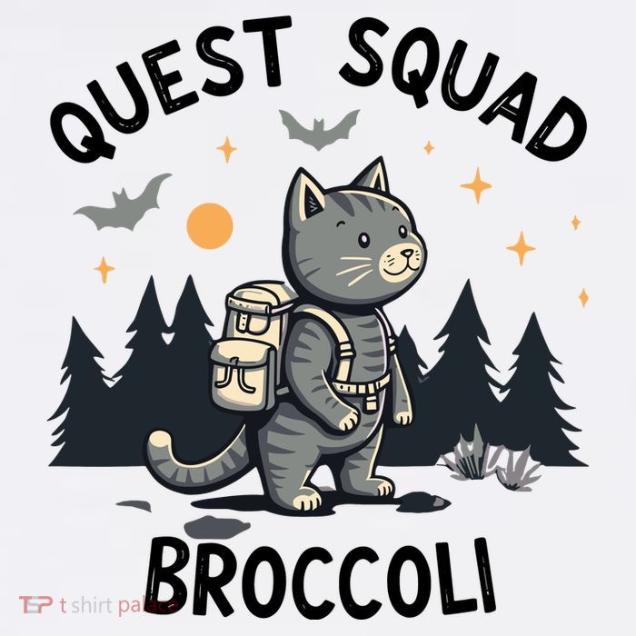 Quest Fantasy Squad Broccoli High Crown Mesh Back Trucker Hat