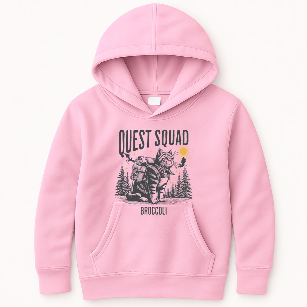 Quest Fantasy Squad Broccoli Kids Hoodie