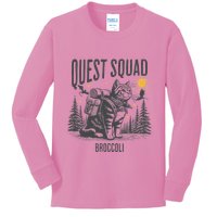 Quest Fantasy Squad Broccoli Kids Long Sleeve Shirt