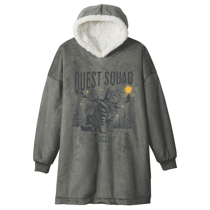 Quest Fantasy Squad Broccoli Hooded Wearable Blanket