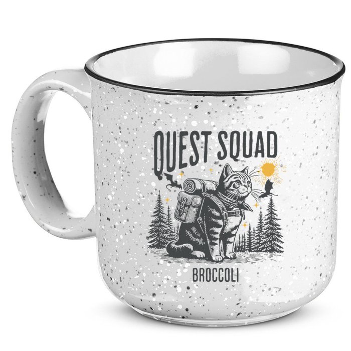 Quest Fantasy Squad Broccoli 15oz Campfire Ceramic Mug