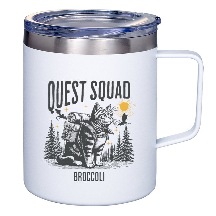 Quest Fantasy Squad Broccoli 12oz Stainless Steel Coffee Mug