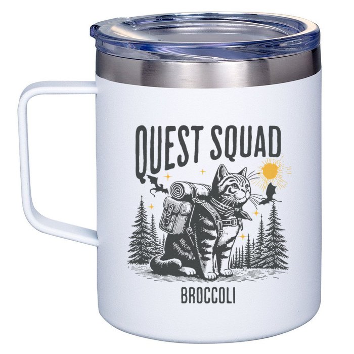 Quest Fantasy Squad Broccoli 12oz Stainless Steel Coffee Mug