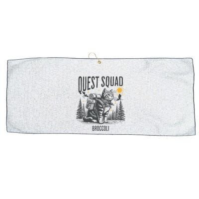 Quest Fantasy Squad Broccoli Large Microfiber Waffle Golf Towel