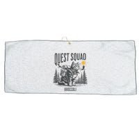 Quest Fantasy Squad Broccoli Large Microfiber Waffle Golf Towel