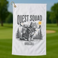 Quest Fantasy Squad Broccoli Golf Towel