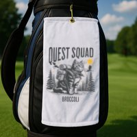 Quest Fantasy Squad Broccoli Golf Towel