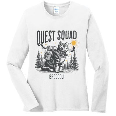 Quest Fantasy Squad Broccoli Ladies Long Sleeve Shirt