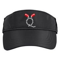 Qanon Follow The White Rabbit Red Pill Q Anon Pilled Adult Drive Performance Visor