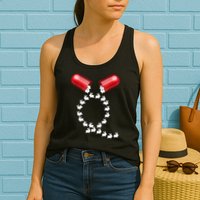 Qanon Follow The White Rabbit Red Pill Q Anon Pilled Womens Tank Top
