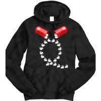 Qanon Follow The White Rabbit Red Pill Q Anon Pilled Tie Dye Hoodie