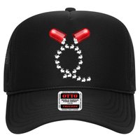 Qanon Follow The White Rabbit Red Pill Q Anon Pilled Trucker Hat