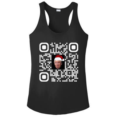 Qr Funny Trump Maga Santa Hat Trump Dancing Code Ladies PosiCharge Competitor Racerback Tank