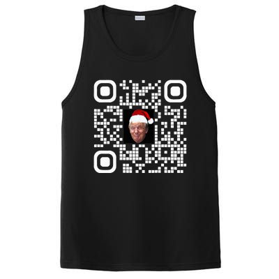 Qr Funny Trump Maga Santa Hat Trump Dancing Code PosiCharge Competitor Tank