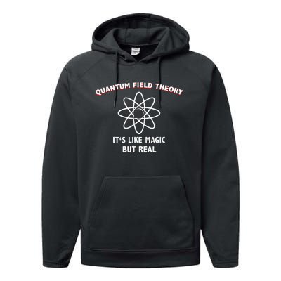 Quantum Field Theory ItS Like Magic Scientist Teacher Performance Fleece Hoodie