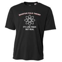 Quantum Field Theory ItS Like Magic Scientist Teacher Cooling Performance Crew T-Shirt