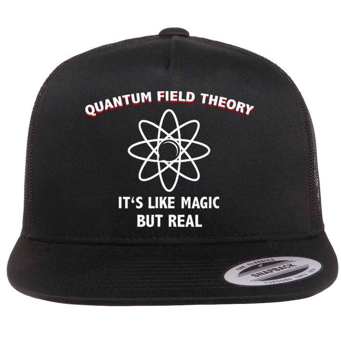 Quantum Field Theory ItS Like Magic Scientist Teacher Flatbill Hat