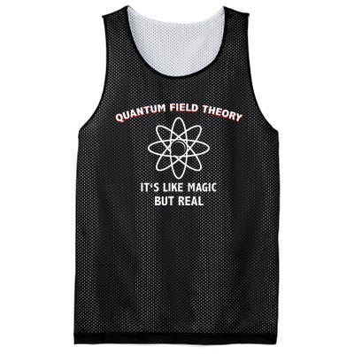 Quantum Field Theory ItS Like Magic Scientist Teacher Mesh Reversible Basketball Jersey Tank