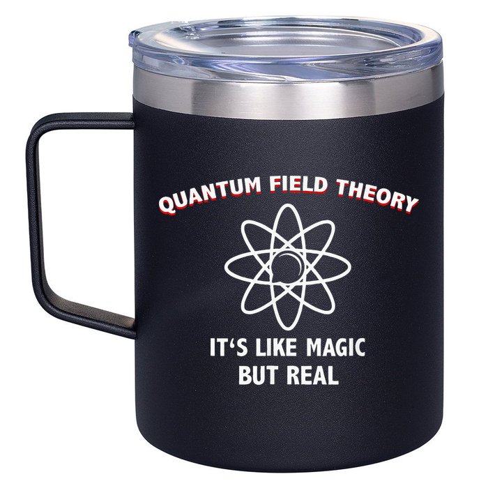 Quantum Field Theory ItS Like Magic Scientist Teacher 12oz Stainless Steel Coffee Mug