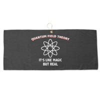 Quantum Field Theory ItS Like Magic Scientist Teacher Large Microfiber Waffle Golf Towel