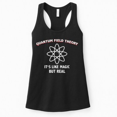 Quantum Field Theory ItS Like Magic Scientist Teacher Womens Tank Top