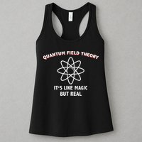 Quantum Field Theory ItS Like Magic Scientist Teacher Womens Tank Top