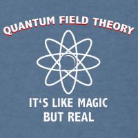 Quantum Field Theory ItS Like Magic Scientist Teacher Garment-Dyed Sweatshirt