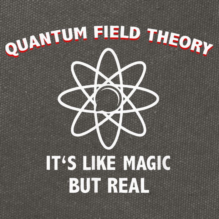 Quantum Field Theory ItS Like Magic Scientist Teacher Cotton Canvas Backpack