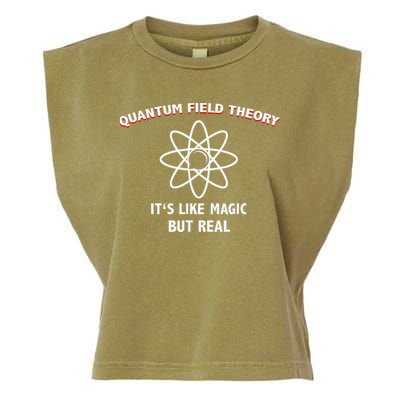 Quantum Field Theory ItS Like Magic Scientist Teacher Garment-Dyed Women's Muscle Tee