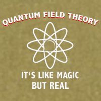 Quantum Field Theory ItS Like Magic Scientist Teacher Garment-Dyed Women's Muscle Tee