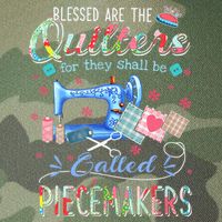 Quilting Gift Blessed Are The Quilters For They Shall Be Legacy Tie Dye Trucker Hat